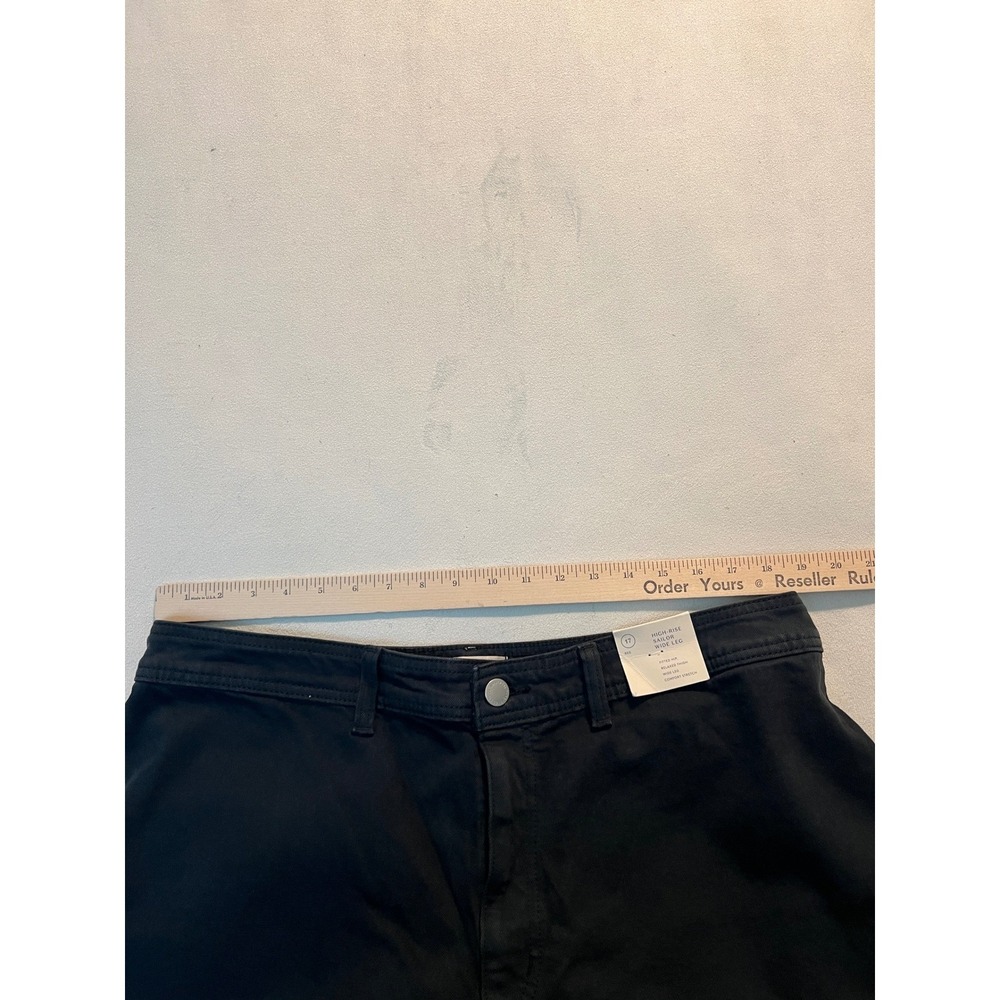 Universal Thread Womens High-Rise Sailor Wide Leg Pants Black Size 17 - Picture 4 of 12